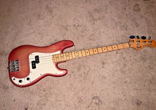 1977 Fender Precision Bass Burgundy Mist Burst Refin