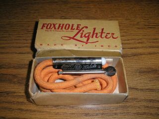 Wwii Usa Army Military Vintage Imco Foxhole Lighter