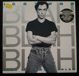 Vintage Iggy Pop Blah - Blah - Blah 1986