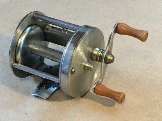 Vintage Usa Made Antique Fishing Reel Lakeside Abbey & Imbrie Bait Casting Reel