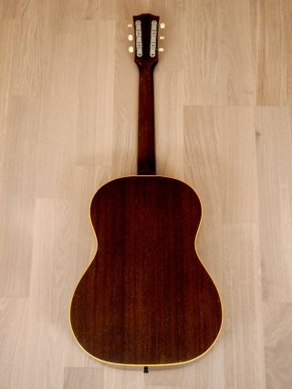 1964 Gibson LG - 1 Vintage Acoustic Guitar Sunburst w/ Upgrade Bridge,  Case 3