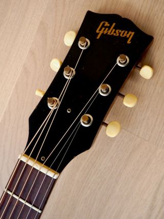 1964 Gibson LG - 1 Vintage Acoustic Guitar Sunburst w/ Upgrade Bridge,  Case 4