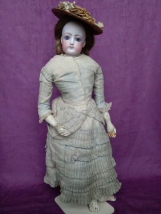Antique French Bisque Gaultier Mannequin Doll,  59 Cm