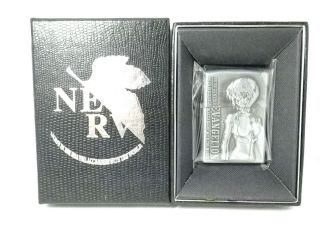 Evangelion Rei Ayanami Oil Lighter Unfired Rare  110206a01
