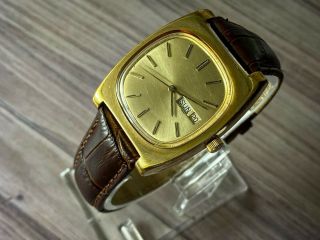 Omega Geneve Ref.  166.  0188 Vintage Cal.  1022 Day Date Ss Automatic Mens Watch