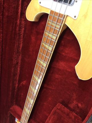 1980 Rickenbacker 4003 Vintage Bass Guitar Maple Glo w/ Case shape - LOOK 4