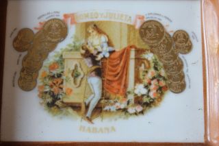 Vintage Romeo Y Julieta Habana Cigar Ashtray Romeo & Juliet Xonex by White Ash 2