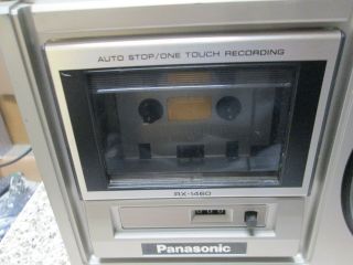 Vintage Panasonic RX - 1460 Mini Boombox AM/FM/Cassette Radio (Only Radio) 3
