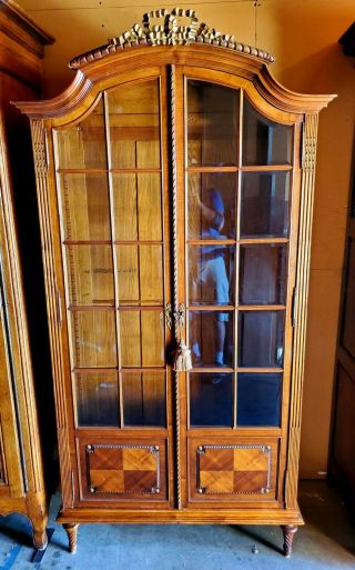 Antique 19th Century French Armoire With Gold Leaf