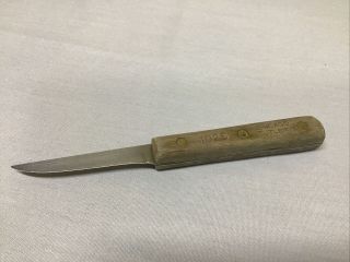 Vintage Chicago Cutlery 102s 3 " Paring Knife Walnut Handle