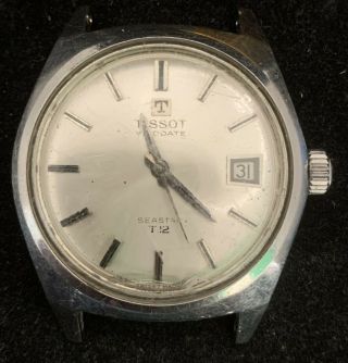 Vintage Tissot Visiodate Seastar T.  12 Automatic Mens Watch