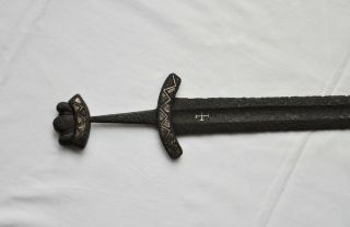 VIKING Gilded Battle Sword 94 cm 37 inch 10/12th cent AD Original120 2