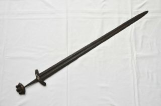VIKING Gilded Battle Sword 94 cm 37 inch 10/12th cent AD Original120 5