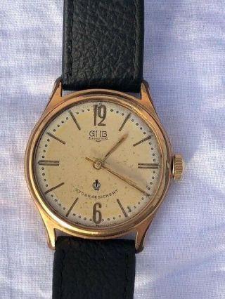 Vintage Gub Glashutte Q1 Watch,  C.  1950s