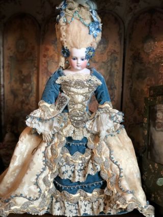 INCREDIBLE ANTIQUE FRENCH FASHION DOLL POUPEE BARRIOS.  Carmel Doll Shop 6
