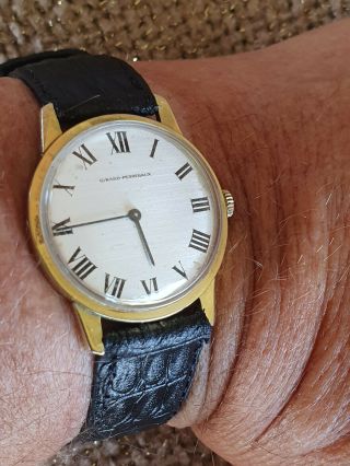 Authentic Men/s Vintage Girard Perregaux Dress Watch.  Swiss Made.  Dial
