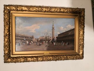" Canaletto " Oil Painting Of Venice - - Follower Of Canaletto 1700 