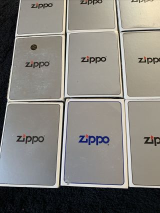 15 EMPTY Full Size Zippo Lighter Boxes - Metal With Sleeve 2