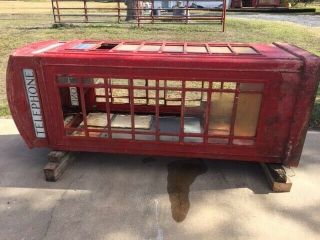 Antique English Phone Booth (cast Iron)