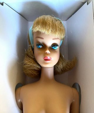 Vintage Barbie American Girl Side Part Mattel 3