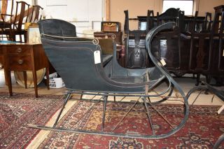 Antique Portland Cutter Sleigh With Shafts