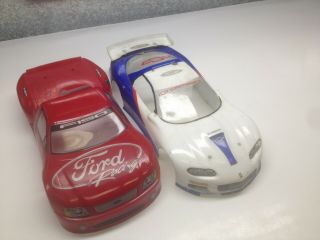 Two Vintage Hpi Nitro Rs4 1/10th Scale Rc Car And Truck Body Shells