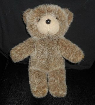 12 " Vintage 1984 Applause Avanti Brown Teddy Bear Stuffed Animal Plush Toy Lovey