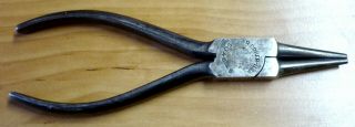 Vintage H Boker & Co 6 " Round Needle Nose Jewelers Pliers Usa