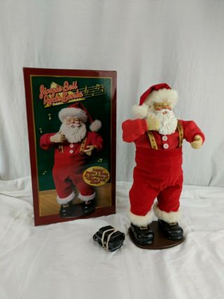 Vintage 1998 Jingle Bell Rock Santa Dancing Musical Santa Edition W/box