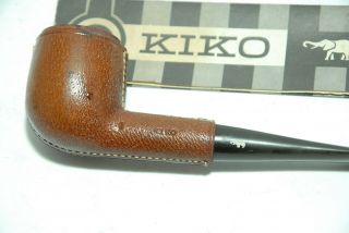 KIKO No.  1 Vintage Meerschaum Amboseli Leather Pipe NOS Unsmoked No Box 2