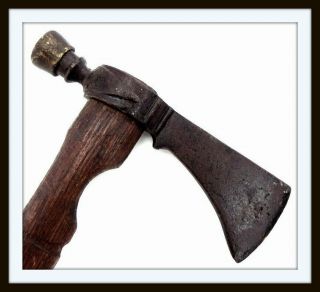 Antique Native American Indian Trade Axe Smoking Pipe Tomahawk (dagger,  Knife)