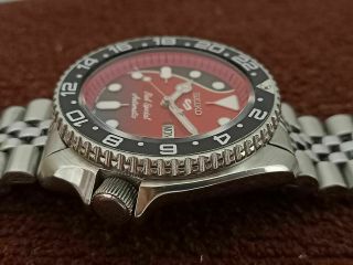 RED SPECIAL BRIAN MAY DIAL MOD SEIKO 7S26 - 0020 SKX007 AUTOMATIC WATCH 730544 6