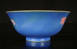 FINE Antique Chinese Famille Rose Porcelain Lotus Bowl QIANLONG M & P c1735 - 96 6