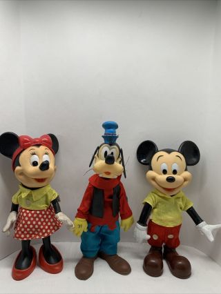 Vintage Walt Disney Productions R.  Dakin & Co.  Goofy Mickey & Minnie Mouse 1960s