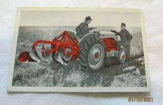 Vintage Ford Farm Tractor Advertising Postcard