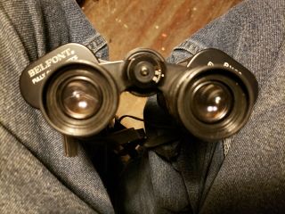 Vintage Belfont 8 X 30 Binoculars With Case