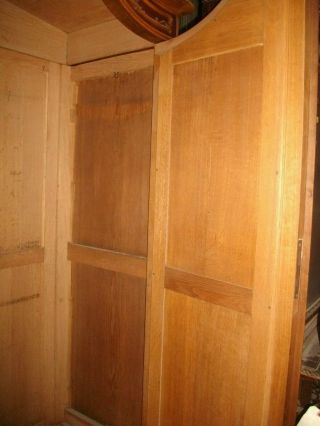 Large Antique French Walnut Louis XV 2 Door Armoire Wardrobe Cabinet 6