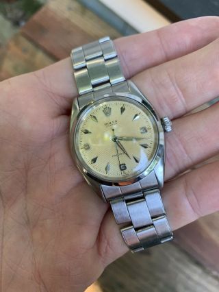 1958 Vintage Rolex Oyster Precision “asian Market” Textured Dial Ref 6422