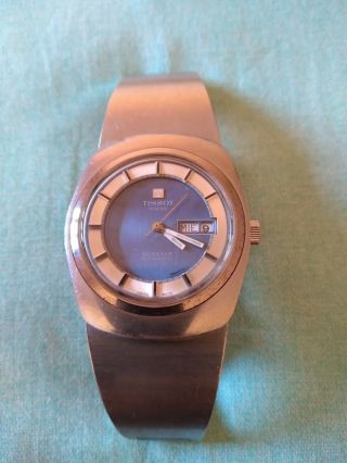 Vintage 1970 Tissot Seastar Automatic Swiss Made Watch Large Size
