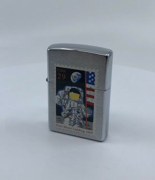 Vintage Zippo Lighter “first Moon Landing”.  Rare Collectors Item