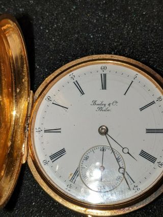 Antique Patek Philippe pocket watch 18k gold 2