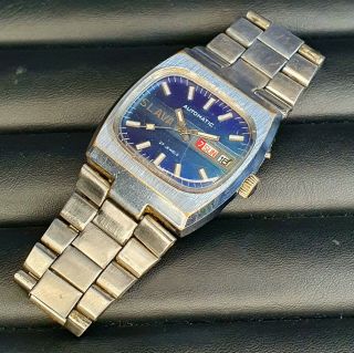 1970s Slava 2427 Automatic 27 Jewels Mens Wristwatch Ussr