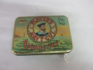 Vintage Advertising Tobacco Players Navy Cut Flat Pocket Tin 449