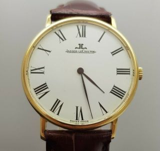 Vintage Jaeger - Lecoultre 33mm 18k Yellow Gold Hand Winding 9226.  21