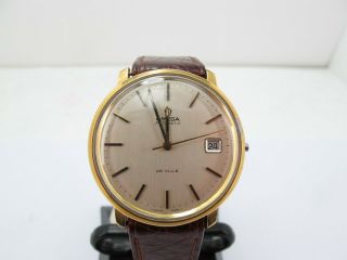 Vintage Omega De Ville Automatic Wind Gents Mans Watch With Date