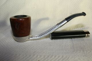 Vintage Falcon Smoking Pipe Bent Stem Small 1 Made In Ireland