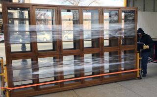 Lawyers Bookcase Law Office Very Large Double Sided - Almost 13 Feet Long