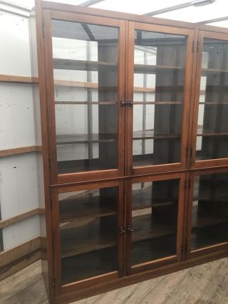 Lawyers Bookcase Law Office VERY LARGE Double Sided - Almost 13 Feet Long 5