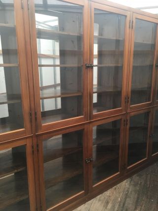 Lawyers Bookcase Law Office VERY LARGE Double Sided - Almost 13 Feet Long 6