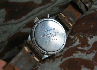 Hanhart WWII Cal 40 single pusher chronograph - Luftwaffe Flieger Movement 4